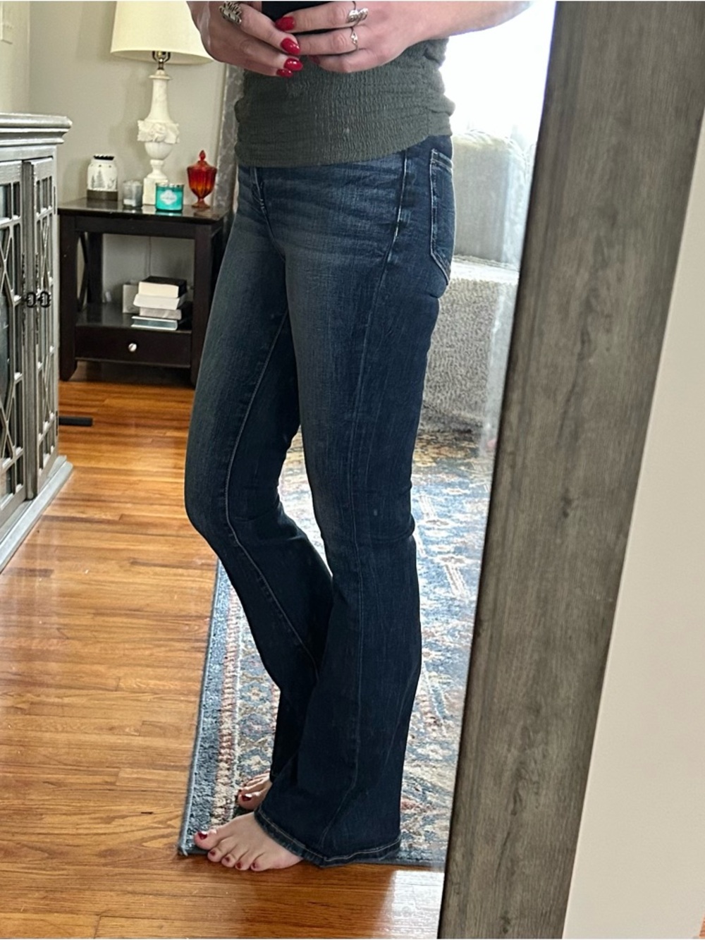 Like New BKE Billie High Rise Stretch Flare Jeans - Picture 3 of 16